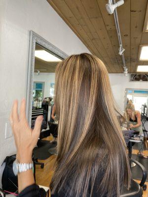 Beautiful Highlights and Brazilian blowout by Zaina 310 809 3864