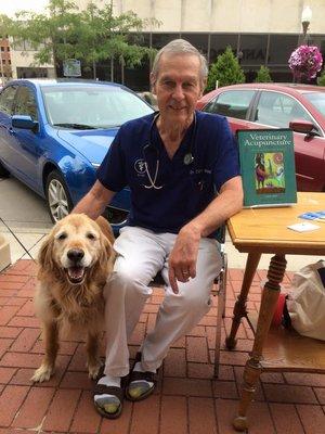 Dr. Clifford Gidlund, certified in veterinary acupuncture, laser and herbal therapies