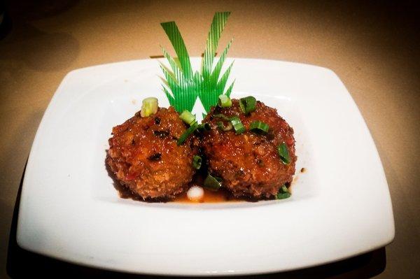 Fried Salmon Rice Balls