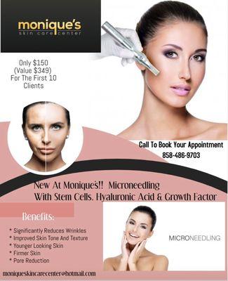 Microneedling.