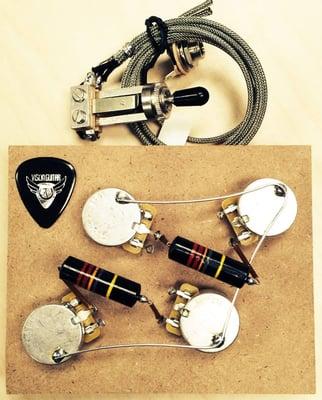 Custom 1959 style Les Paul Pre-wired harness for a local customer