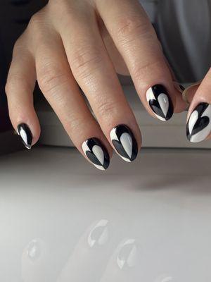 Structured Luxe Manicure with nail art