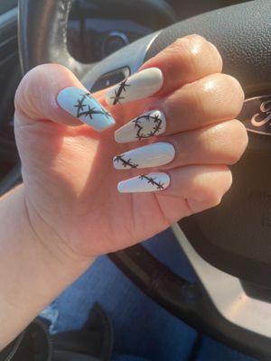 Most recent nails! I've gotten so many compliments.