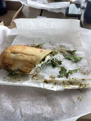 burrata caprese sandwich