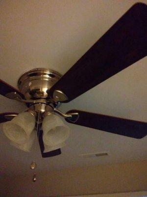 Ceiling fans, light fixtures, window seals & baseboards will be cleaned if you choose deep cleaning package