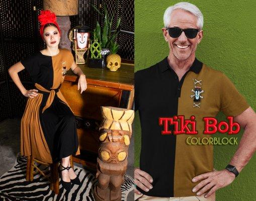 Tiki tropical designs for men and women