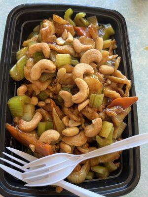 Cashew chicken.