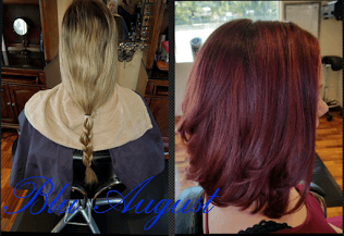 Cut length and colored to a beautiful red