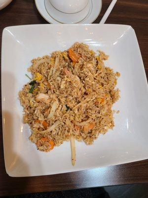 Thai basil fried rice w shrimp