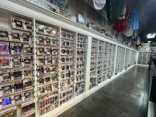 Walls and walls of funko pops