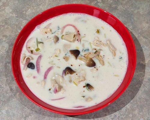 Tom Kha Gai (Coconut Curry chicken soup)