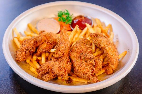 Chicken Tenders and Shrimp