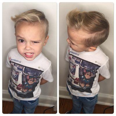 The cutest little boy haircut