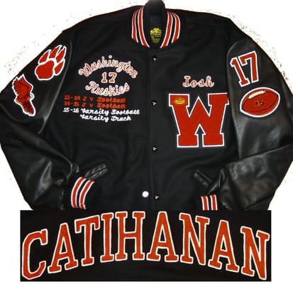 Washington High Huskies Varsity Jacket