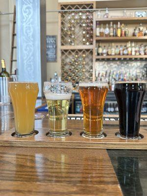 Beer and Pretzel Flight