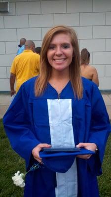 Brooke's graduation picture, 2012