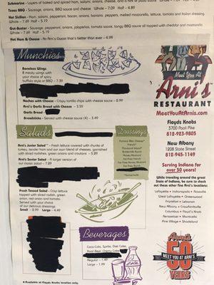 Menu.