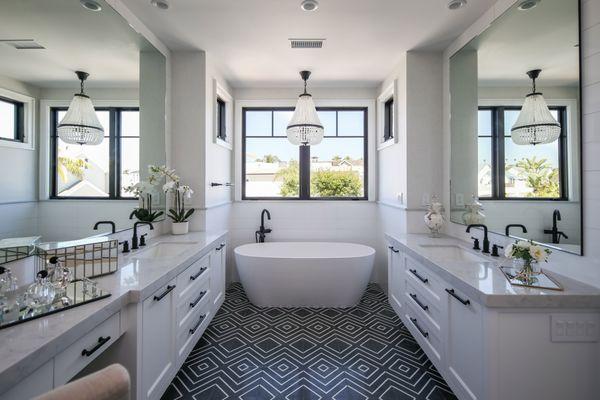 Beautifully Staged Bathroom