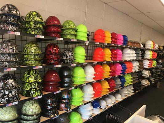 Largest selection of Hard Hats anywhere in Southwest Missouri.