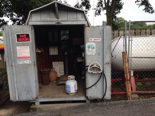 Propane filling station