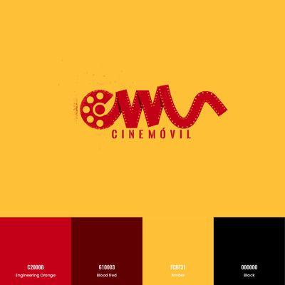 Cinemovil Logo Design - Film & Entertainment - NYC Community - Radcap (Web Print Graphic)