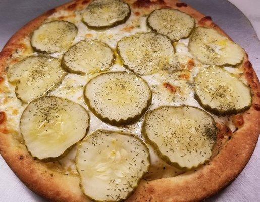 Pickle Pizza.....Yum!!