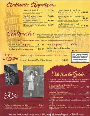 Restaurant Menu - Page 2