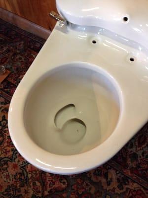 This terlet has too many holes.