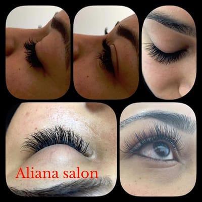 Another Happy Client. who did a walk-in session for Eyelash Extension #xtremelashes only at #alianasalon