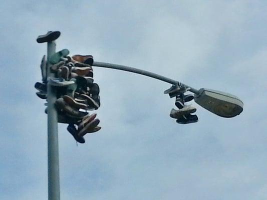 used shoe store above the skate park!! never go barefooting again!!