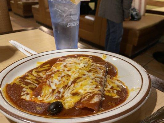 Cheese enchiladas