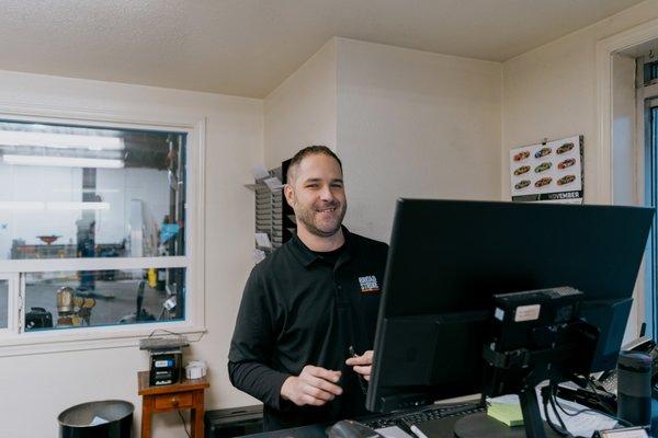 Dustin is our Service Advisor and is here to help!