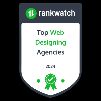 Honored to be recognized  as San Francisco Bay Area's Best Web Designer by The RANKWATCH! Bringing award-winning expertise to every project!