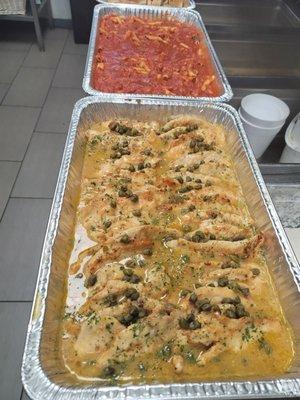 Chicken ala assante' catering style