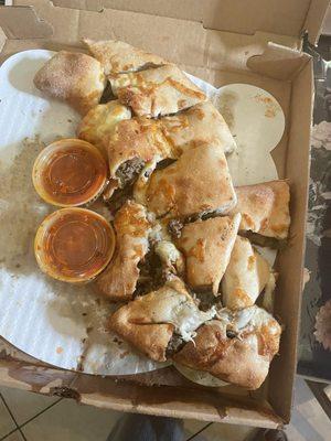 Steak and Cheese Calzone