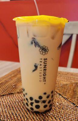 Grass Jelly Boba Milk