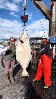 Capt Kobe helped my daughter catch this!