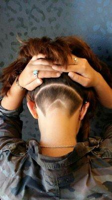 Women's undercut