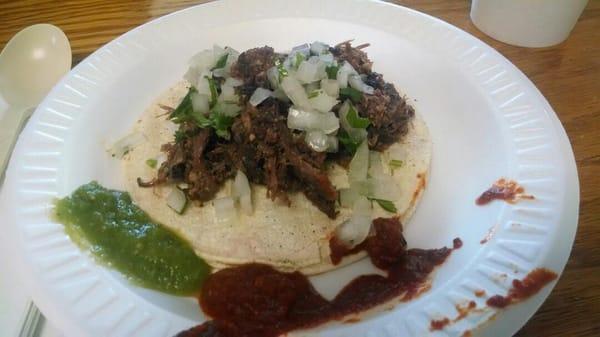 Barbacoa taco