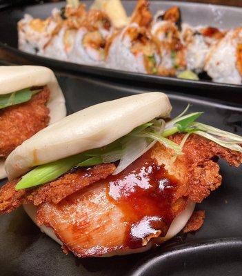 Katsu bao buns