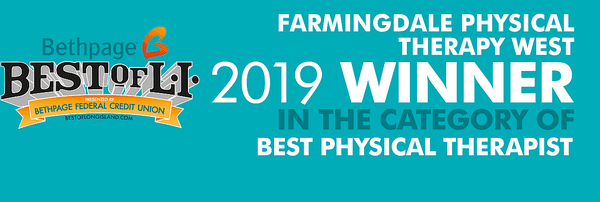 5 years in a row! 2019 Best of Long Island Winner in the category "Best Physical Therapist"