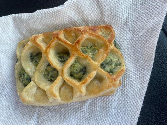 Spinach feta Danish!