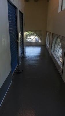 Inside hallway at Moraga site