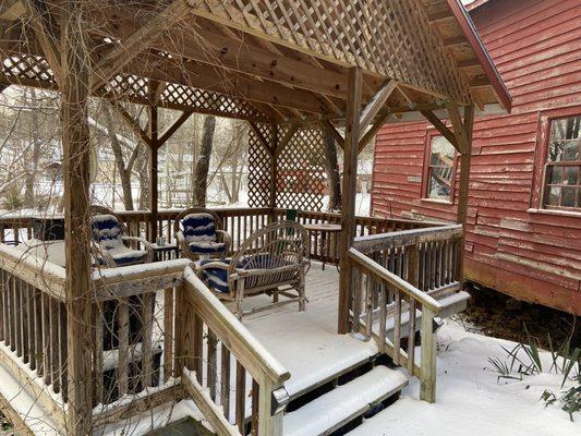 Maury River gazebo.