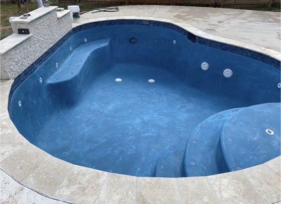 Finished product! Great price and 30 day turn around. Contact us to add a little splash to your backyard!