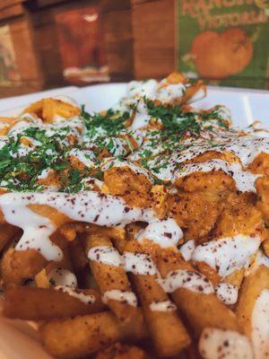 Chicken Tikka Fries Bowl