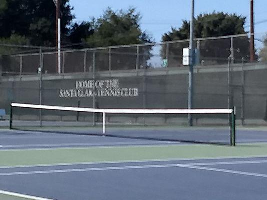 Home of Santa Clara Tennis Club