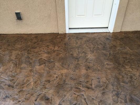 stamped concrete