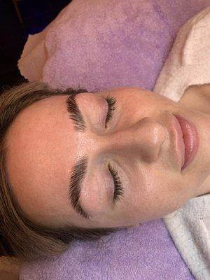 Brow Lamination and Brow Shaping