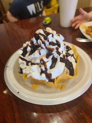 Fried ice cream.